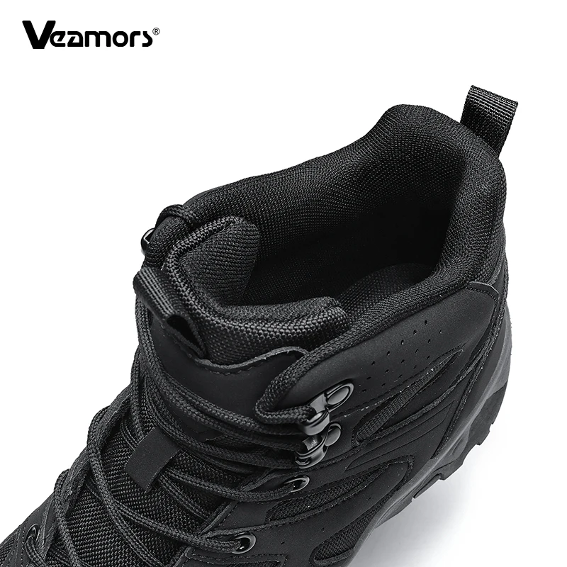 High-top Men's Hiking Shoes Plus Size 39-48 breathable Casual Trainers Anti-slip Outdoor Sneakers for Trekking Camping