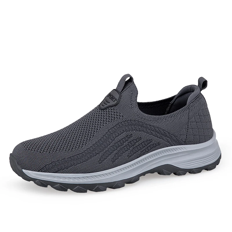 Plus big 49 50 51 52 Men's Elderly Slip-On Walking Shoes Breathable Mesh Non-Slip Casual Sneakers Lightweight Comfort Shoes