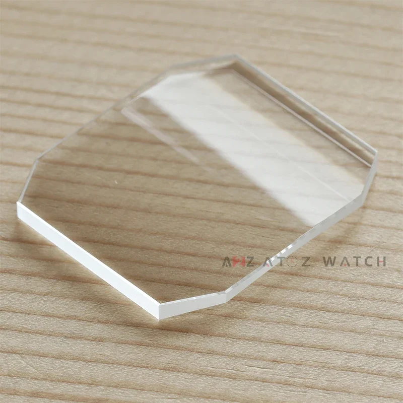 Watch Case Back Sapphire Crystal Glass for Patek Philippe Gondolo 5124 25.7mm Flat