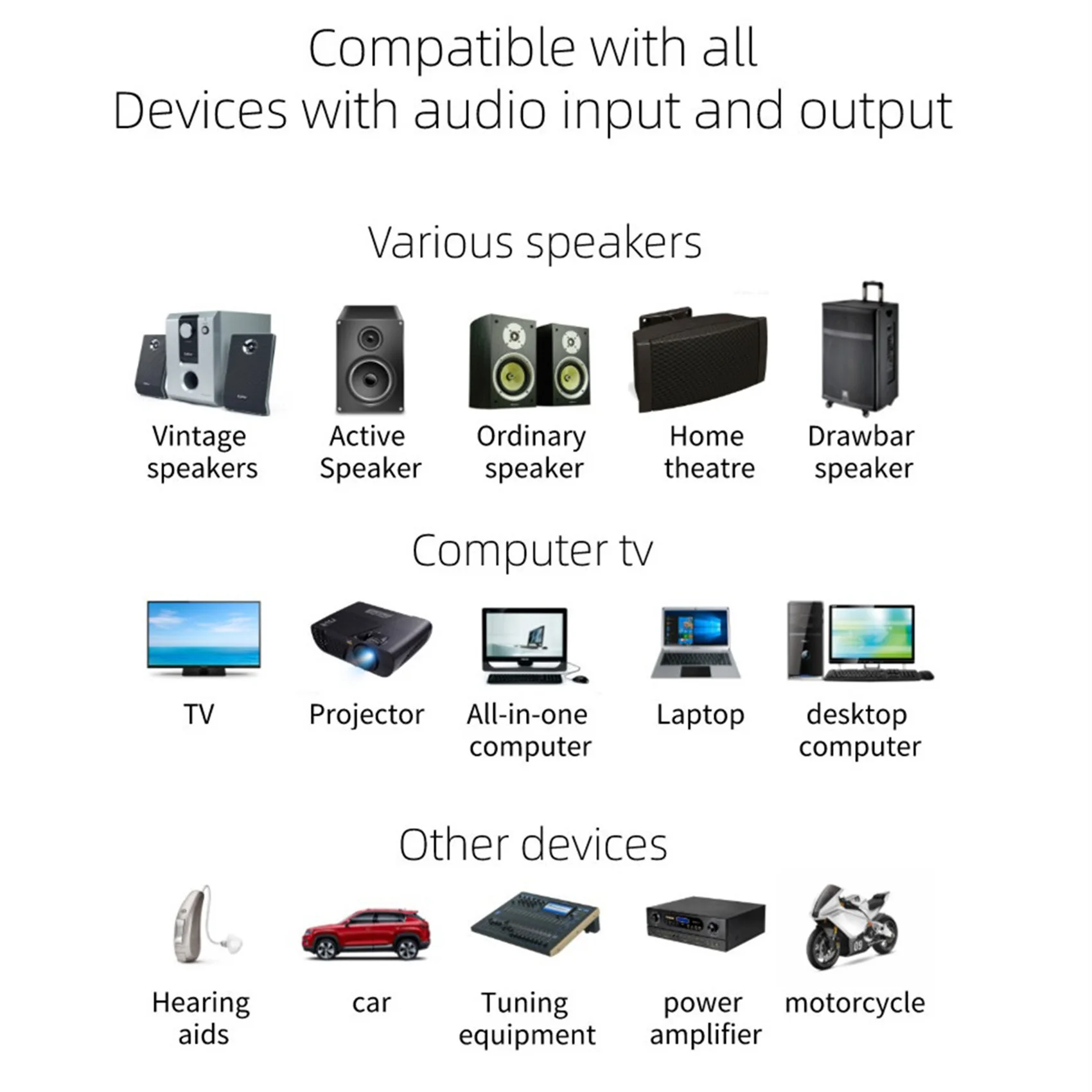 محول بلوتوث 5.0 بشاشة رقمية من RISEN، جهاز إرسال واستقبال بلوتوث، مخرج AUX 3.5 مم، مخرج RCA، تشغيل بطاقة U Disk TF