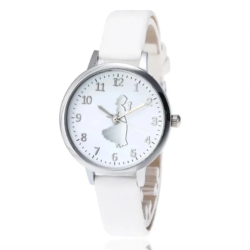 Karakter Patroon Quartz Vrouwen Horloges Pu Riem Multicolor Digitale Grote Wijzerplaat Student Mode Horloge Vrouwelijke Klok Relogio Mujer