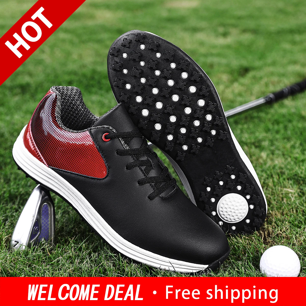 Golf Shoes for Fashionable Outdoor Use for Both Men and Women, With Anti-Slip Design, Suitable for Mountain Climbing and Hiking