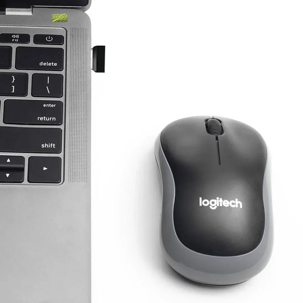 Logitech M185 Wireless Mouse 2.4Ghz USB Receiver 1000DPI Mute Optical Navigation Mice For PC/Laptop Silent Mouse