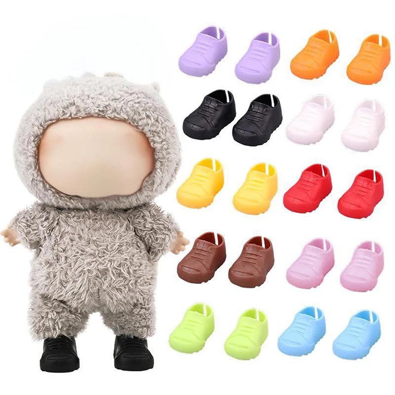 

Кукольная обувь 15/17 см, пластиковая мини-туфли для кукол, мини-туфли на палец, аксессуары для одежды для кукол 6,9 дюйма