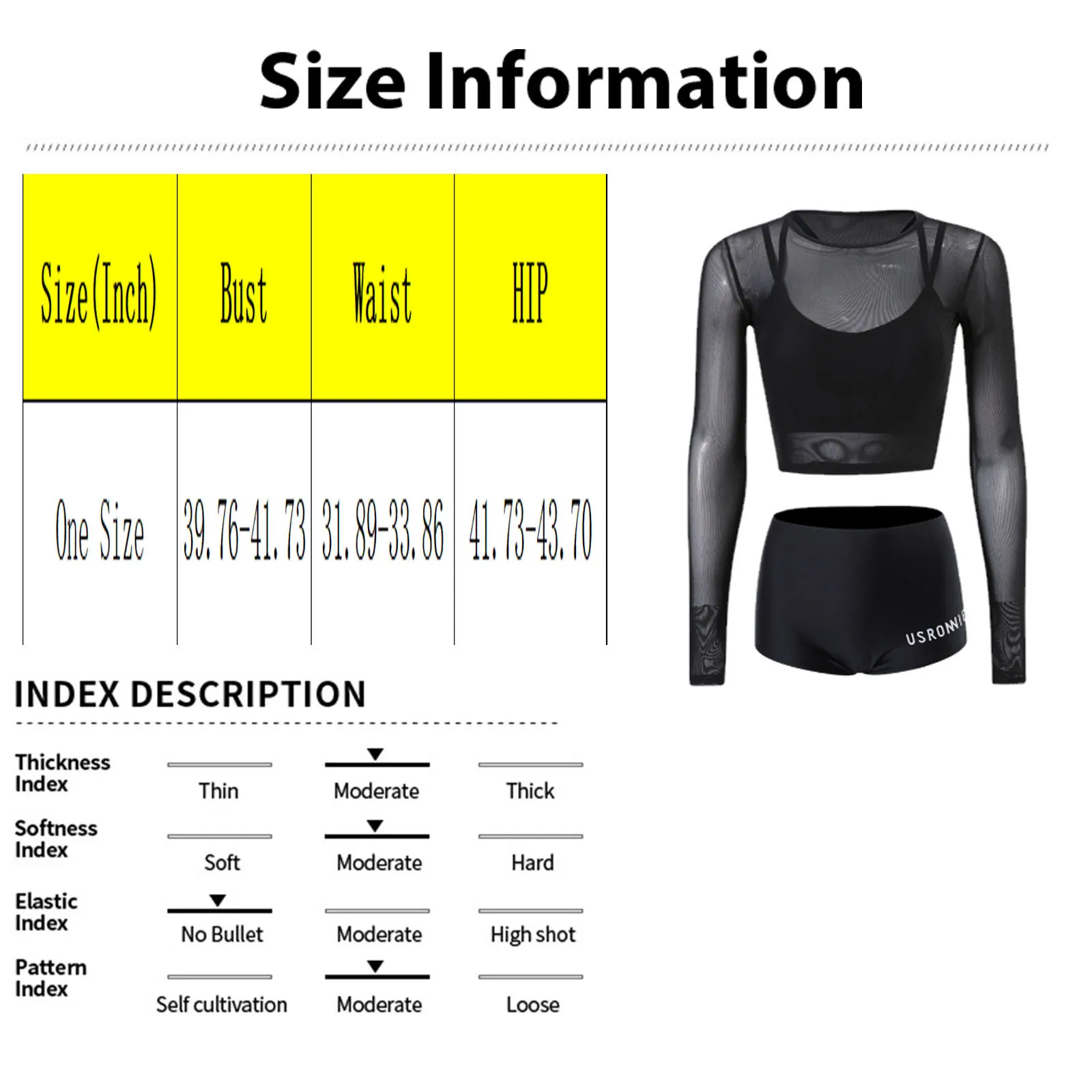 Solid Mesh Swimsuit Round Neck Long Sleeve Sun Protection Crop Tops With High Waist Shorts Set Sexy Tight Conservative Swimsuit