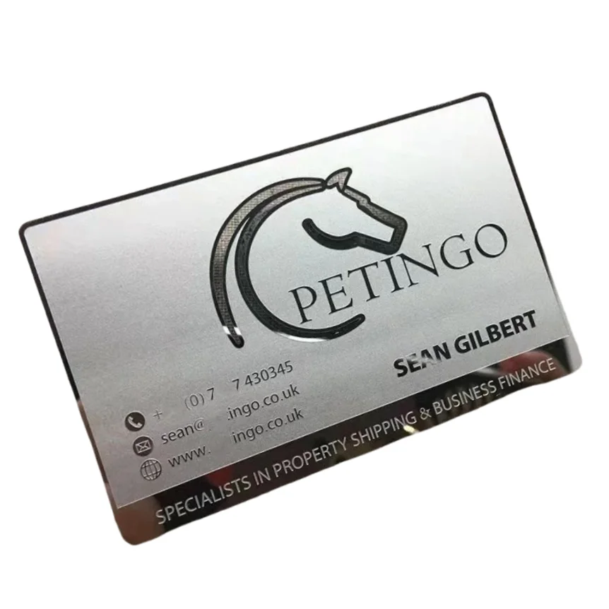 Customized inquiry Wholesale Custom Luxury Credit Card Size Vip Member Metal Business Card Gold With Laser Engraving Logo