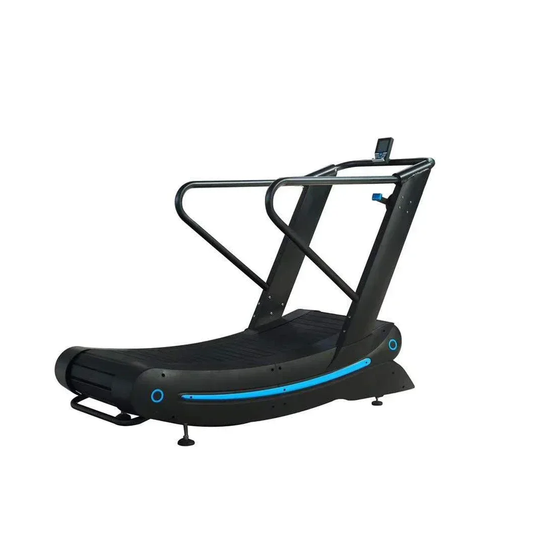 Commercial Running machine non-power curved treadmill