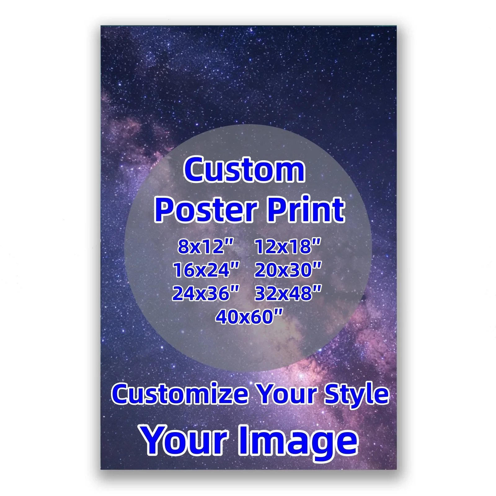 Custom Poster Print-Upload Your Image/Photo, Custom Personalized Photo to Poster