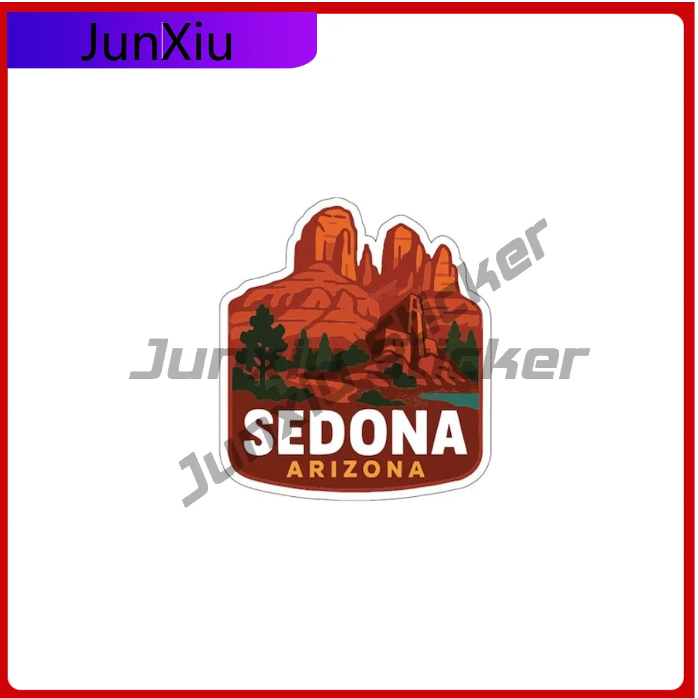 

Sedona Arizona America Travel Sticker Vinyl Decal Rv Bumper Window Phone Trunk Windshield Decals And Stickers Camping Car Decor