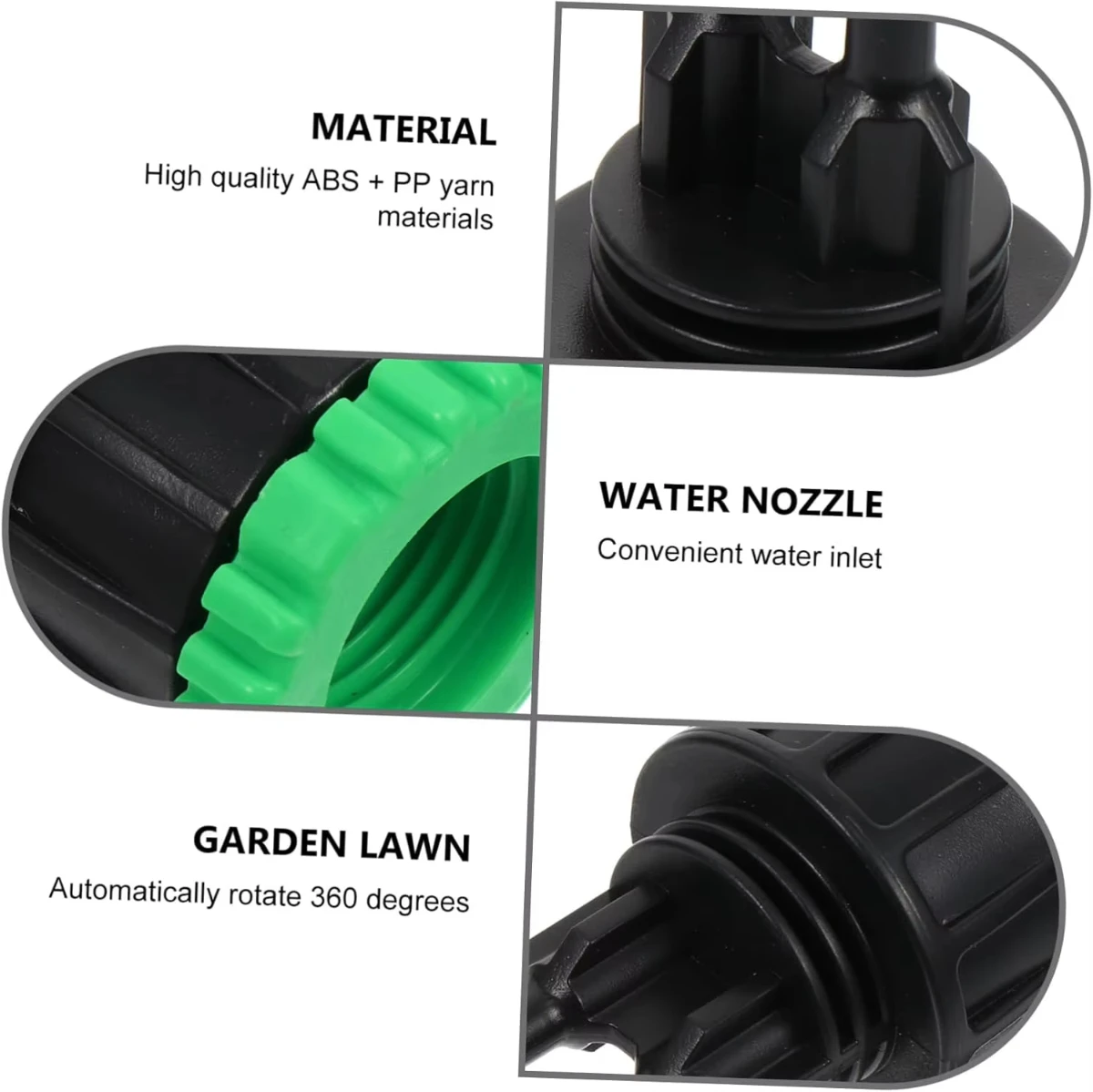 5pcs Plastic Garden Hose Connector Kit,Used To Connect Faucets And Hoses,Faucet Adapter, For Faucets, Essential For Car Wash