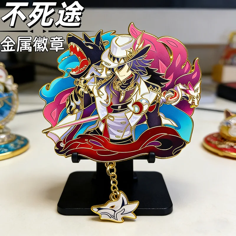 Game Merchandise Immortal Doujin Original Creative Metal Imitation Enamel Craft Badge Millet Two-dimensional Gift