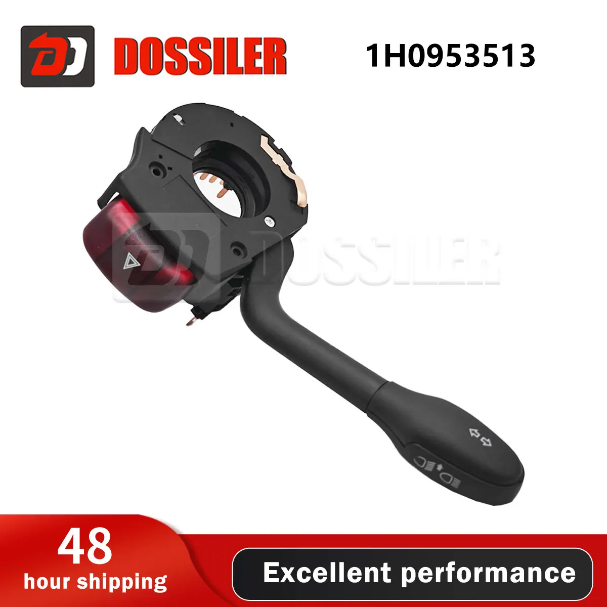 1H0953513C Dossiler interruptores de columna de dirección de coche 1H0953513 1H0 953 513 para VW para Golf 3 para Passat B4 indicador de columna de dirección