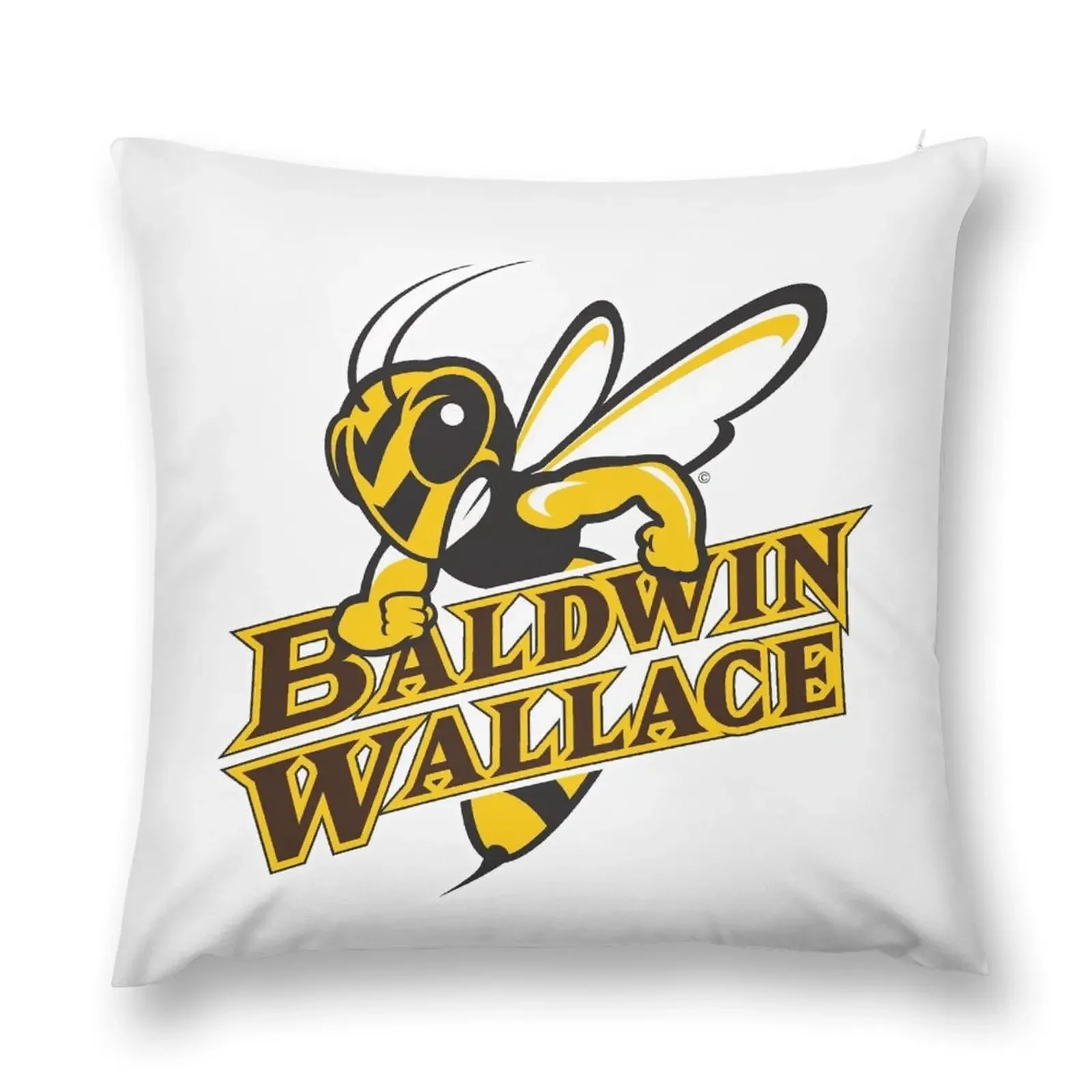 Baldwin Wallace University yellowjackets Throw Pillow Sofa Decorative Covers Marble Cushion Cover Pillows Aesthetic pillow