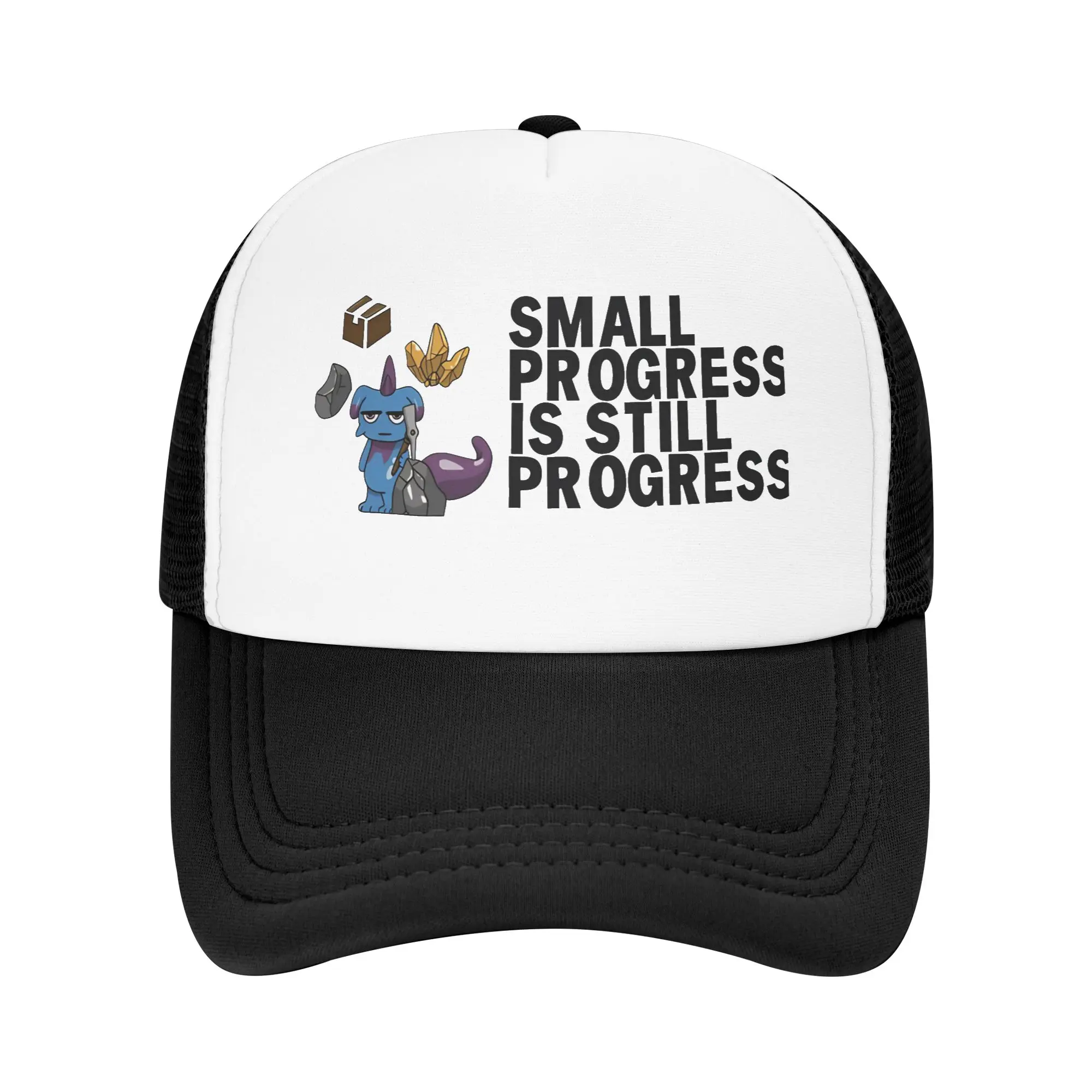 Depressos Progress  Mesh Baseball Cap Unisex Sport Trucker Hat  Hats Adjustable Snapback Caps Sports Cap Summer Trucker Hat