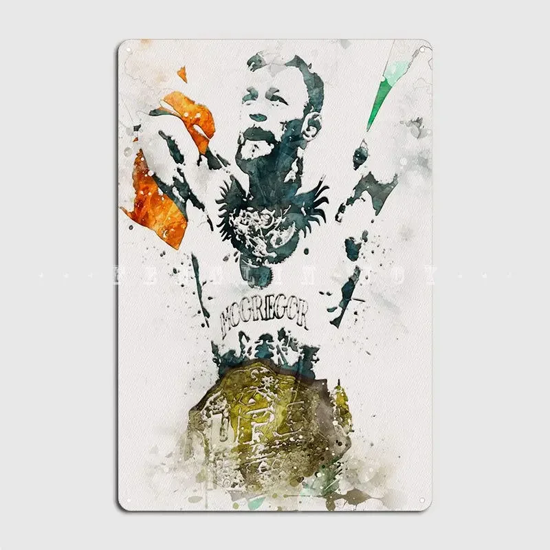 Conor Mcgregor Metal Sign Wall Cave Party Wall Decor Personalized Tin Sign Poster