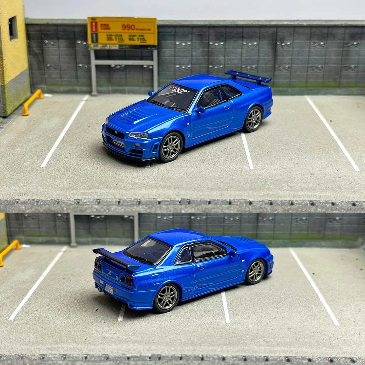 1:64 Scale Nismo R34 GT-R Z-tune Alloy Car Model