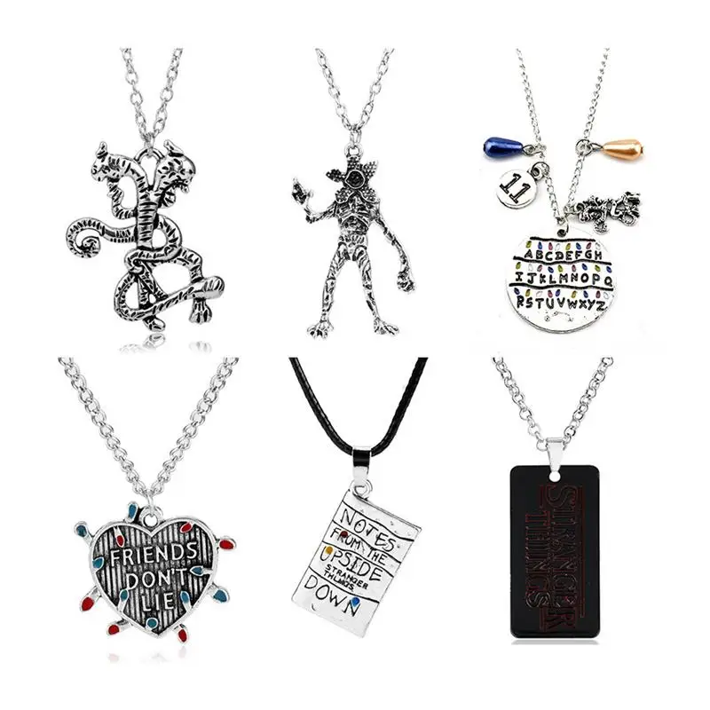 جديد وصول أشياء غريبة لمبة قلادة بحرف Nelace الفيلم تحت عنوان Faion مجوهرات طبقة واحدة العلامة التجارية أخرى