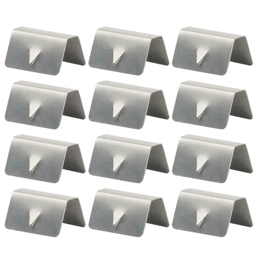 12/8 Pcs Wind Rain Deflector Channel Clips Wind/Rain Eyebrow Clips Stainless Steel Car Window Deflectors For Heko G3 SNED NEW