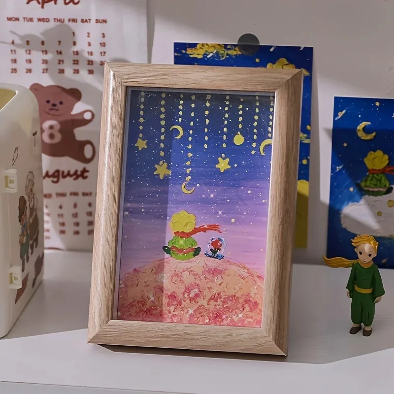 30 pcs Little Prince painting postcard Creative cartoon hand-painted card student gift decoration DIY materials