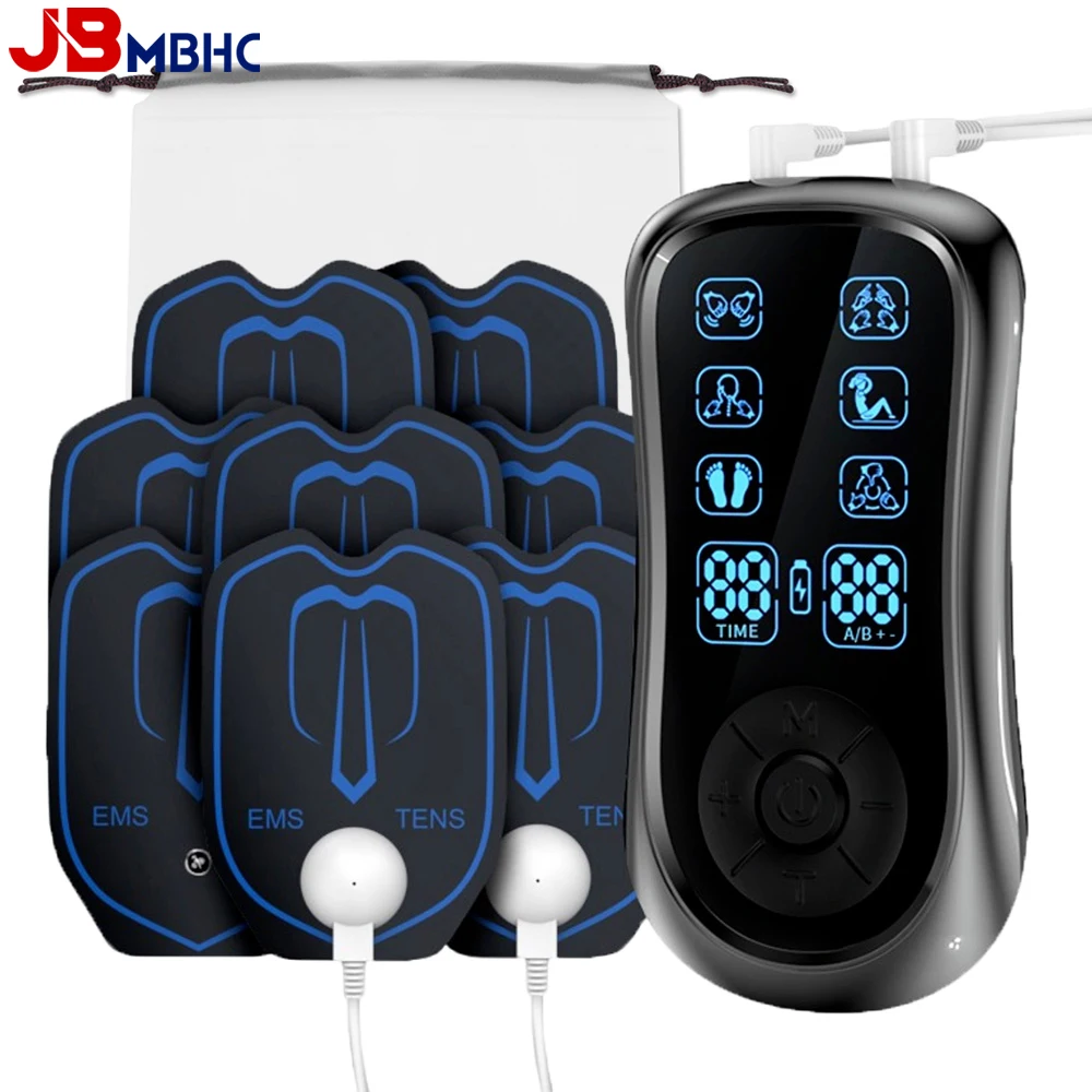 

6 Modes Electric Tens Relax Muscle Stimulator EMS Acupuncture Body Massage Digital Therapy Slimming Machine Electrostimulator