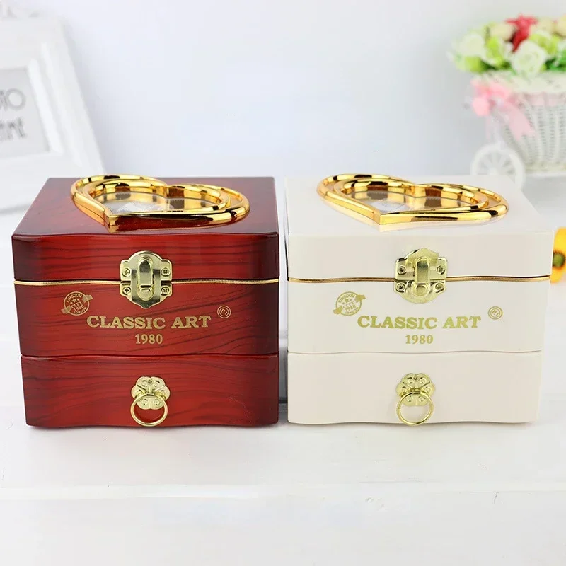 صندوق موسيقى الباليه الساحر للفتيات مع راقصة الباليه القفز بثمانية نغمات دوارة - صندوق مجوهرات مثالي هدية للفتيات والأطفال الصغار