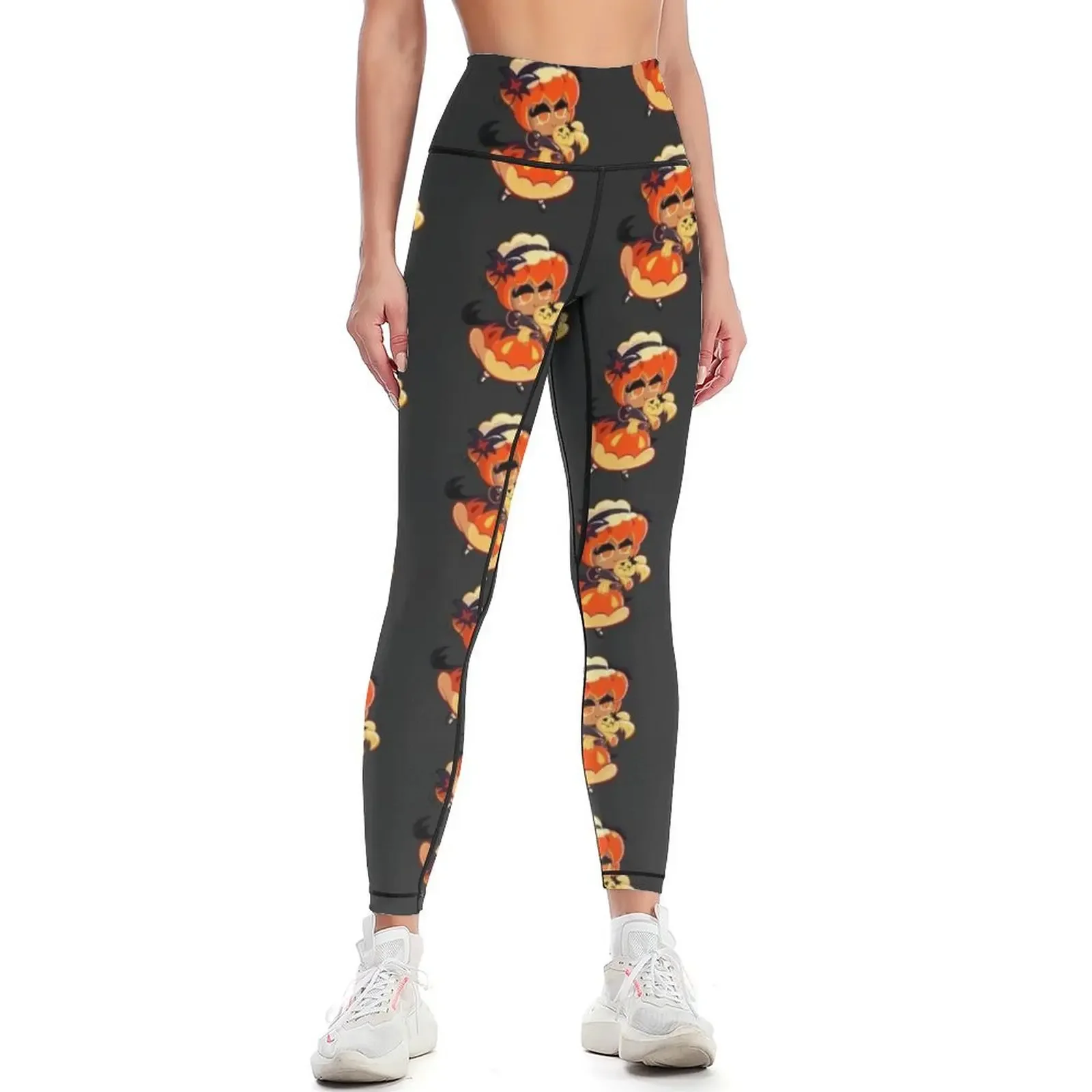 

Pumpkin Pie Cookie - Cookie Run Kingdom Leggings gym womans Sports pants for sports woman gym Sports female Womens Leggings