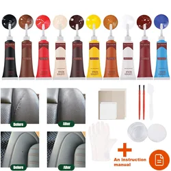 Auto Vinyl and Leather Repair Kit Car Seat Sofa Coats Leather Repair Cream Filler Complementary Refurbishing Car Accessories