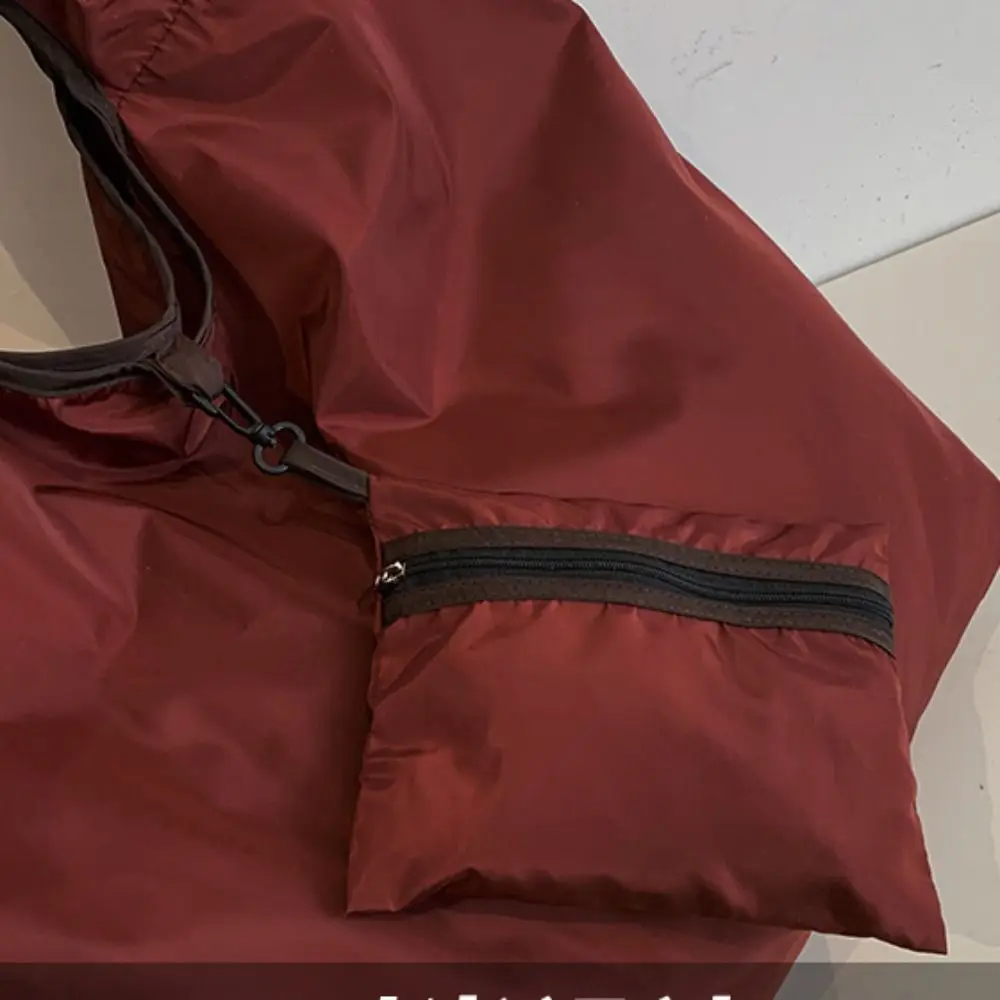 Foldable ~ Handbag Folding Shopping Bag Waterproof Fold Grocery Storage Bag Portable Shoulder Pouch Foldable Eco-Friendly Bag