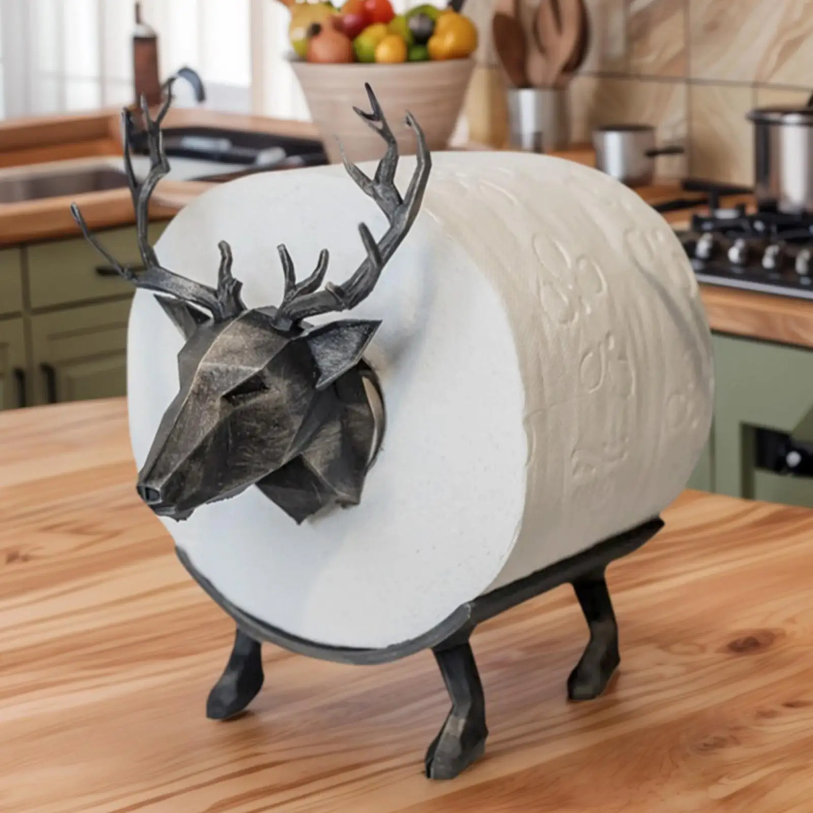 

Держатель для туалетной бумаги в ванной комнате, держатель для туалетной бумаги с оленем, подставка для хранения, органайзер для отеля, квартиры, спальни, гостиной, автофургона, школы