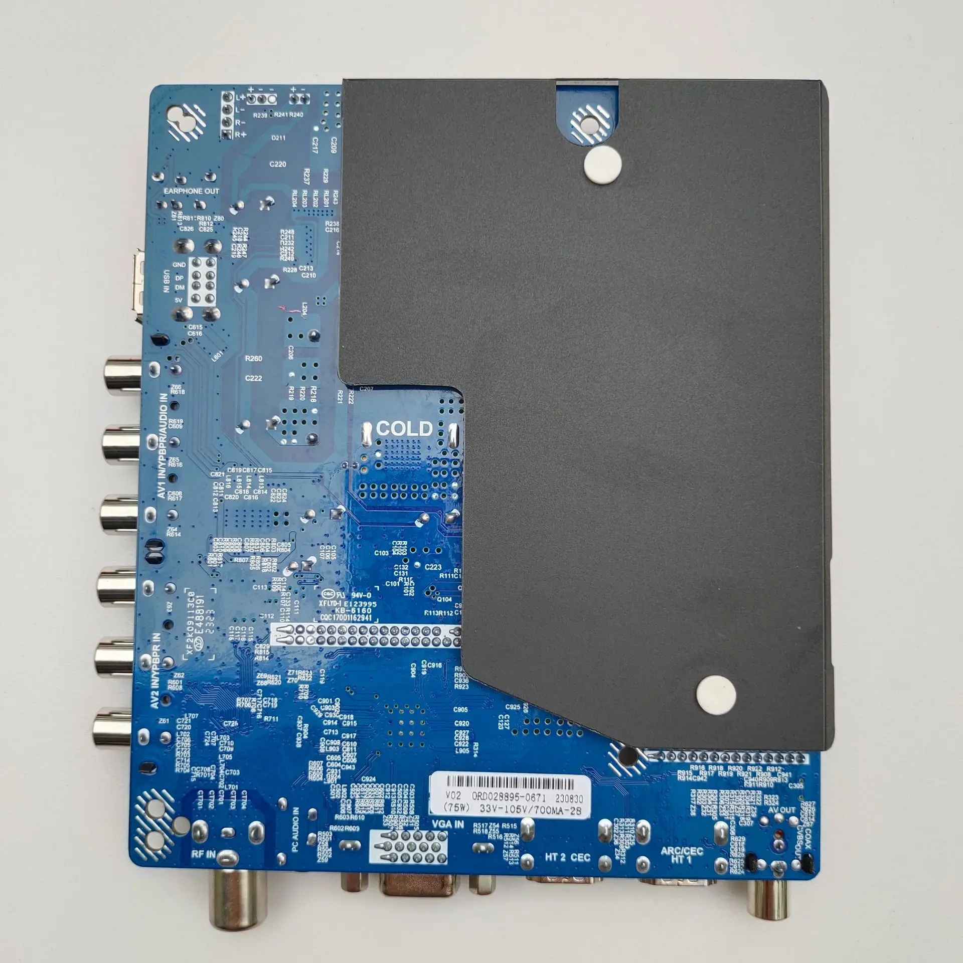 LCD TV main board T. R67.801 light bar power supply 33V-105V remote control switching program