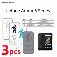 3pcs HD Hydrogel Film For Ulefone Armor 6S Matte Screen Protector For Ulefone Armor 6 6E Eye Care Anti Spy Matte Protective Film