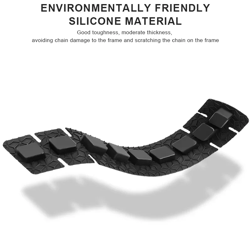 3D Siliconen Fietsframe Krasbestendige Protector MTB Racefiets Achtervork Krasbestendig Chain Guard Protector Stickers