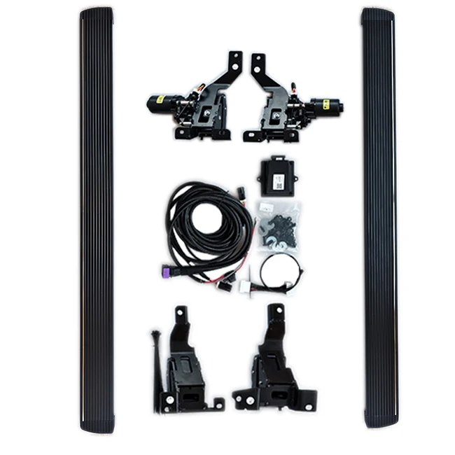 Smart Power Running Boards, Original Style Electric Retractable Side Steps for Aito M7 M8 M9, Direct Bolt-On Aluminum Alloy, Mat