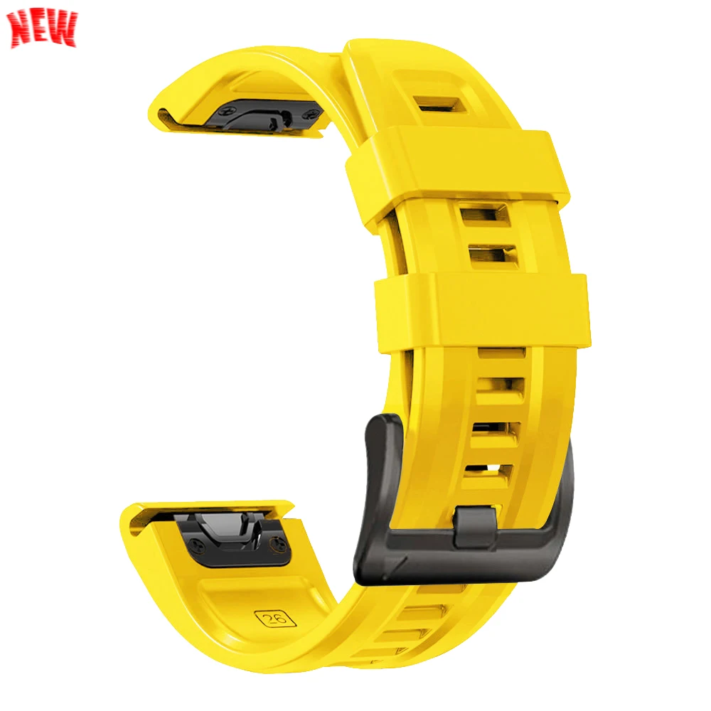 22 mm 26 mm sport siliconen band voor Garmin Enduro/Epix Descent G2 Tactix 8 Forerunner 970/Fenix 7X/7 8 PRO 8x QuickFit horlogeband