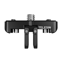 TELESIN Multifunctional Magnetic Quick Release Adapter Base Camera Tripod Mount QR Mount Replacement for Insta360 X4 Accessory