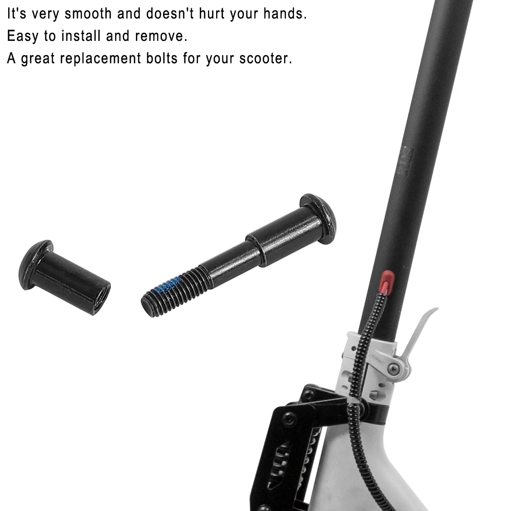 Folding Hinge Lock Bolt Shaft Pin for Xiaomi M365 Pro Electric Scooter Folding Pivot Screw Anti Wobble Replacement Repair Parts