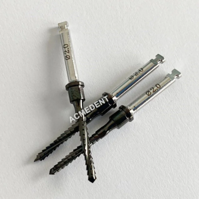 Dental Cross Cutter Drill Bone Cut Debris Blade Black φ2.0 Fits Lindemann