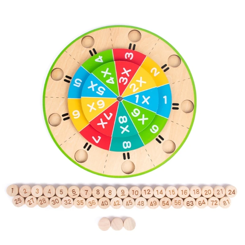 Nine-nine Multiplication Formula Table Math Multiplication Board Times Tables Number Games Educational Toy Gift for Kids