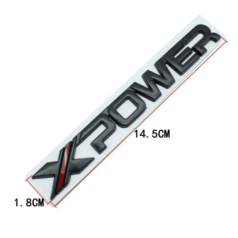 Adesivo per auto con logo lettera originale al X-POWER per MG 5 Scorpio 6 PHEV etichetta laterale del corpo tronco posteriore modificato