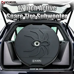 12inch Car Spare Tire Subwoofer 800W Active Super Bass Car Speaker High Power Car Audio Mounted Under The Trunk Car Modification