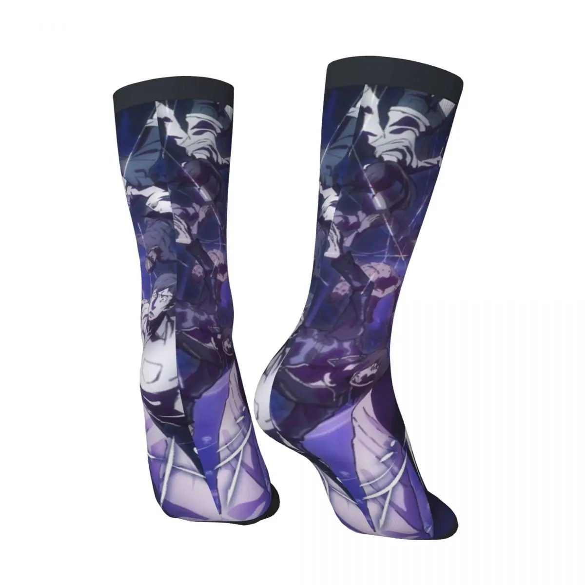 Death Parade Decim Active Men's Socks Retro Harajuku Death Parade Hip Hop Novelty Seamless Crew Sock official-websit tops fugees