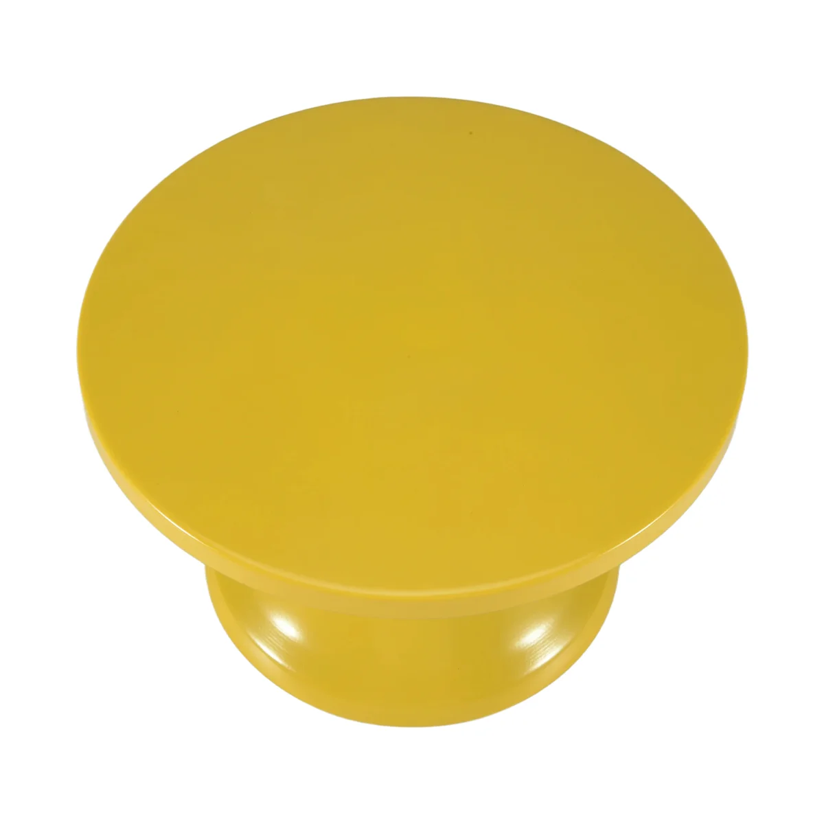 

Metal Iron Cake Stand Round Pedestal Dessert Holder Cupcake Display Rack Bakeware for Birthday Wedding (Yellow S)