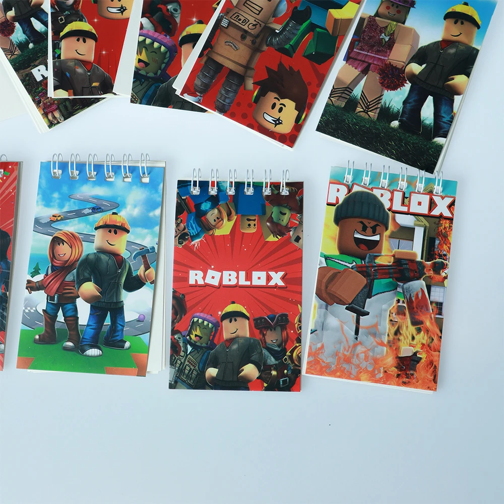 

New Roblox Notebooks Stationery Mini Notebook Pattern Decorating Stationery Student Supplies Gifts Accessories Daily Party
