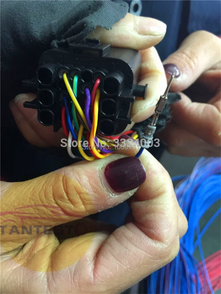 Juego de herramientas de extracción de Terminal de arnés de cables para coche, Conector de crimpado, Pin trasero, aguja de extracción, 18 Uds.