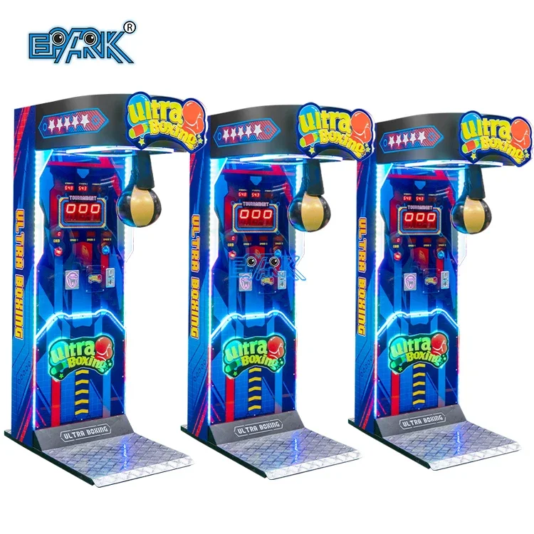 Coin Operated Game Street Amusement Park Electronic Hammer Boxing Machine Arcade Boxing Punch Machine Price for Sale