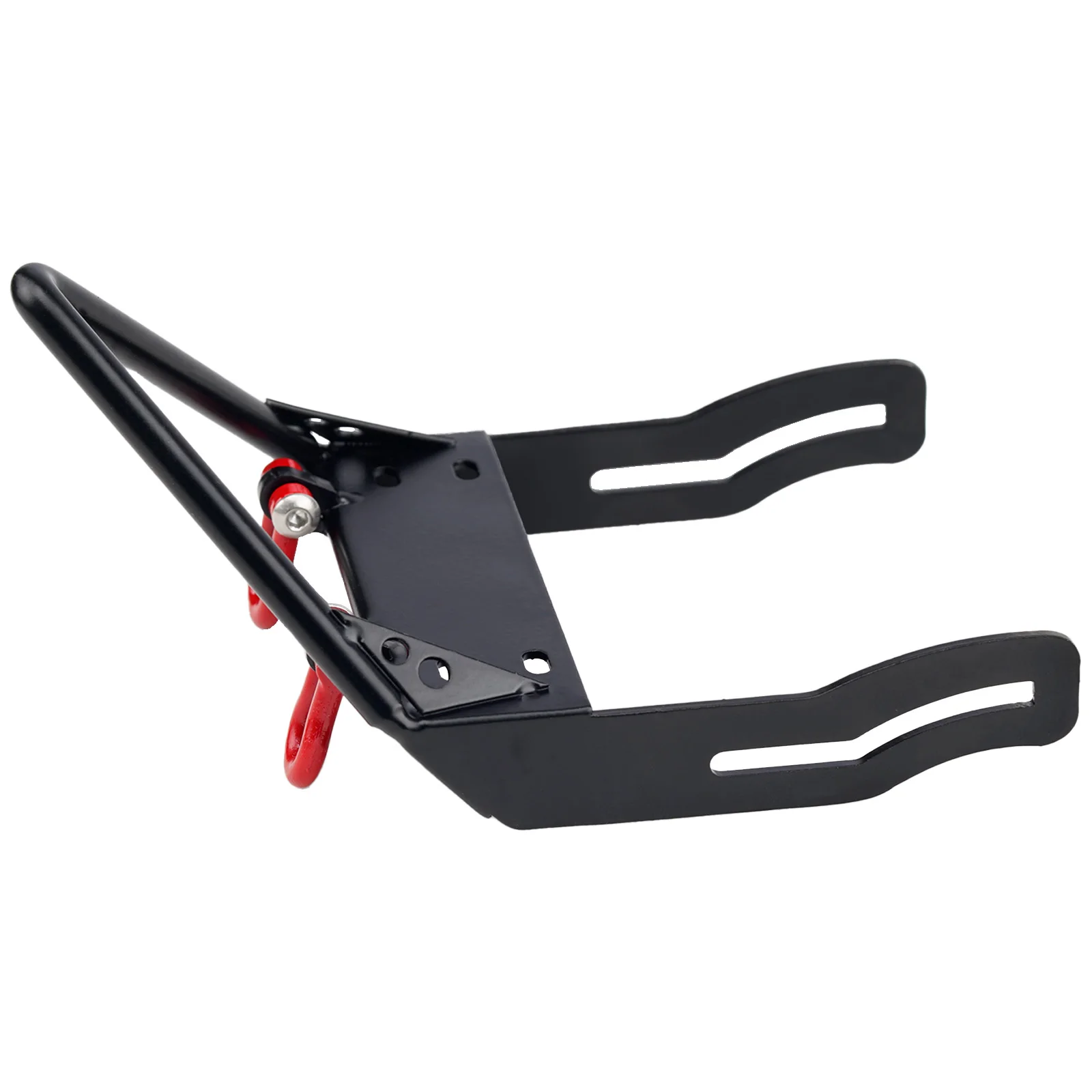 TCRC Steel Front Bumper with Winch Mount Shackles for 1/10 Axial SCX10 RC Rock Crawler