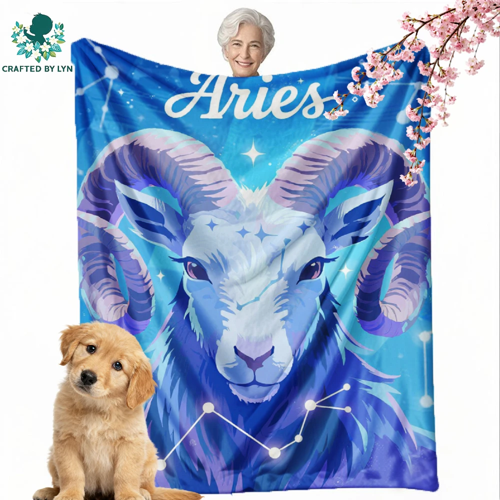 

Flannel | Flowers,Animal,Constellation,Festive Gift Selectio | Soft and delicate | Keep warm | Room Decor Blanket, Camping Stuff