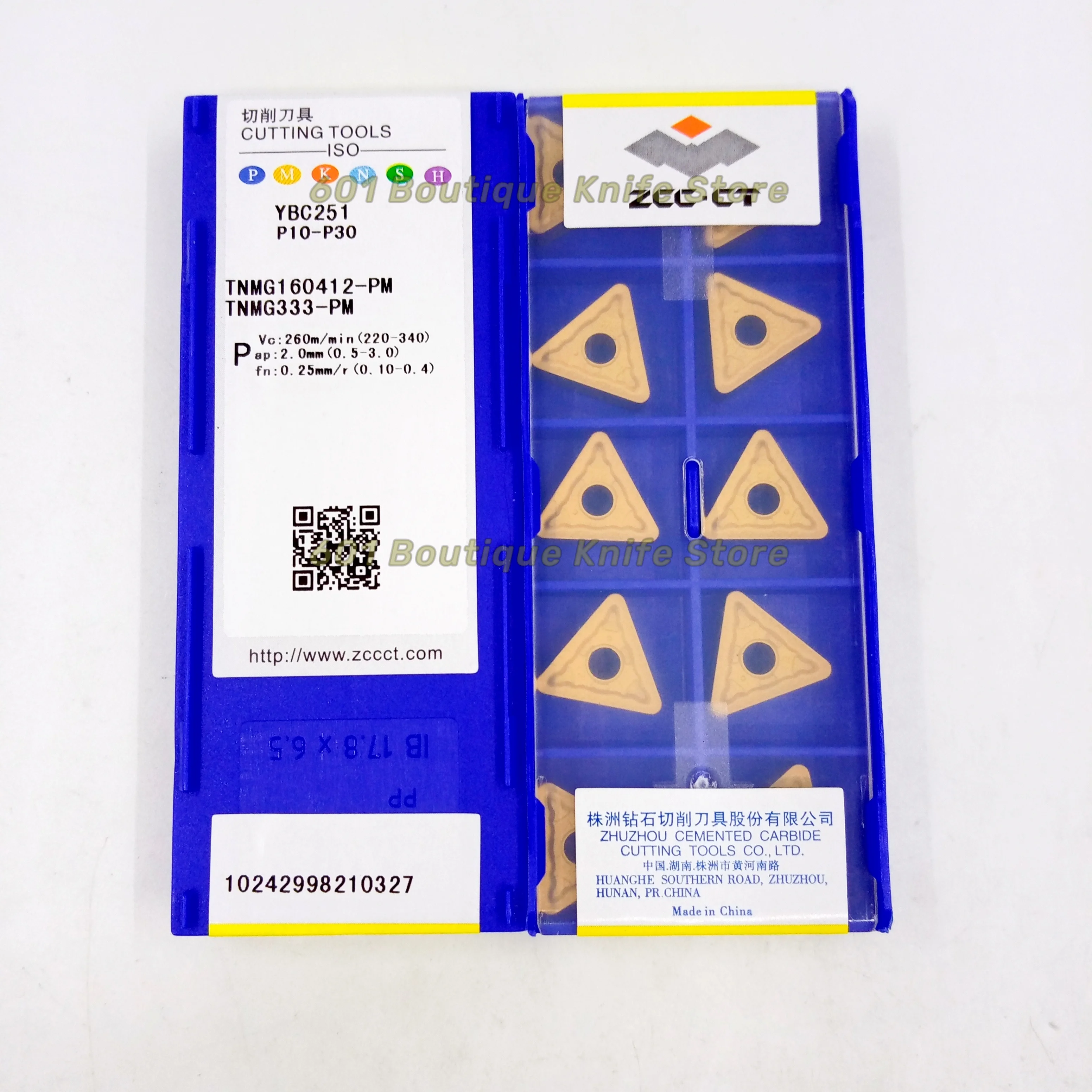 ZCCCT cnc inserts TNMG160412-PM YBC252 YBD102 YBD152 YBC251 lathe cutting tools coated cemented carbide turning inserts