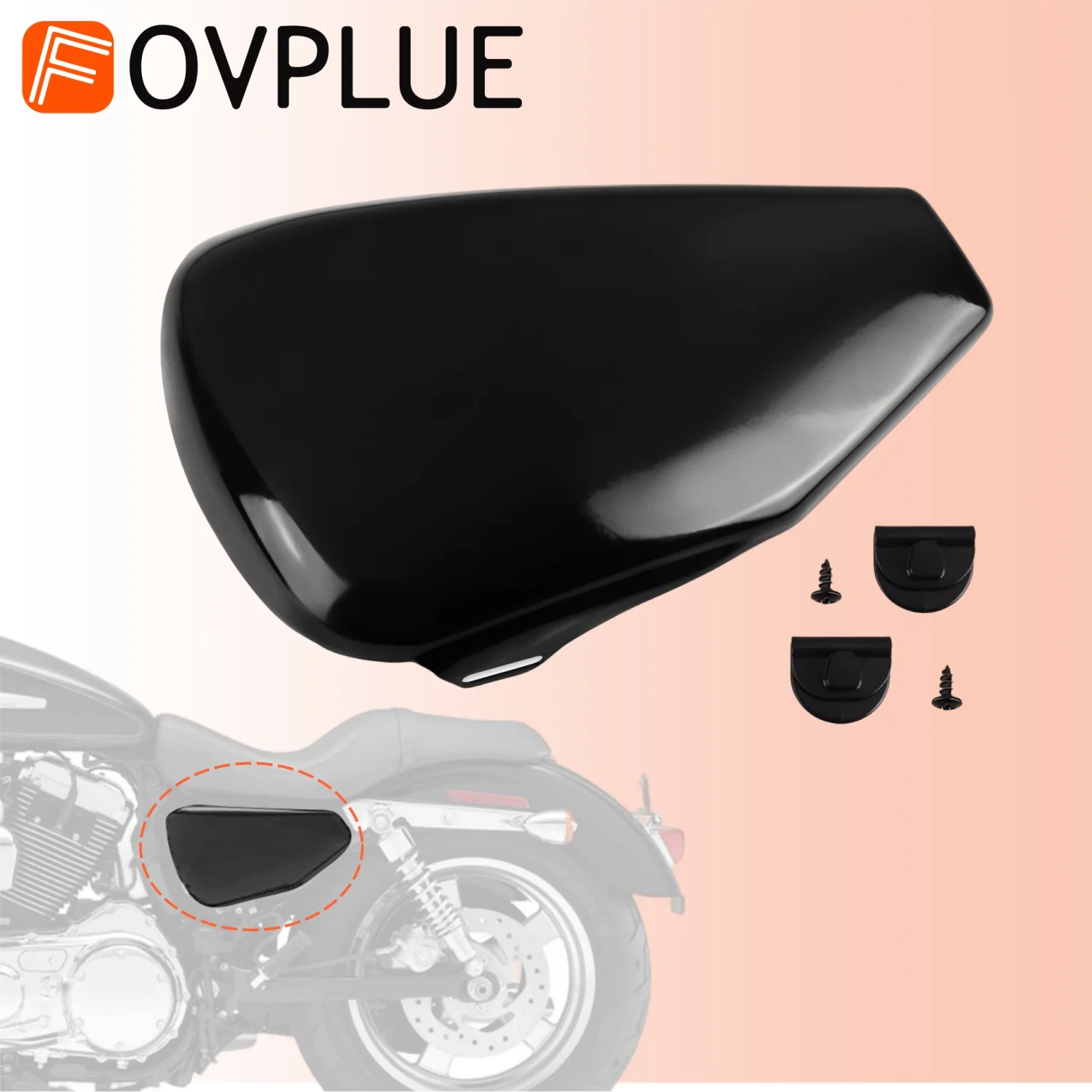 2004-2013 Steel Motorcycle Left Right Battery Protective Cover Side For Harley Sportster Custom Iron 883 XL883 Nightster XL1200N