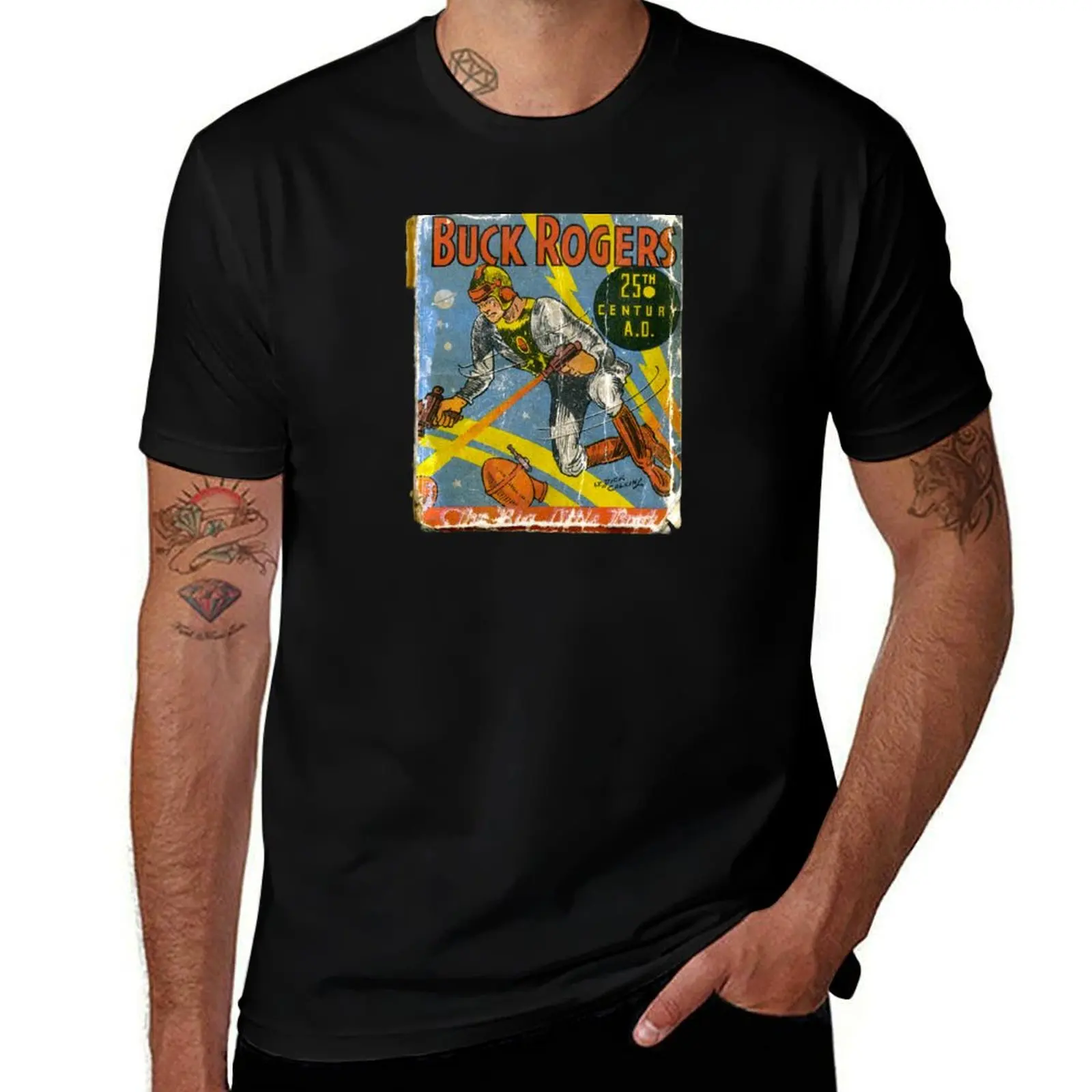 

Vintage Buck Rogers Magazine Cover T-Shirt g man t shirts for men t shirt man plain